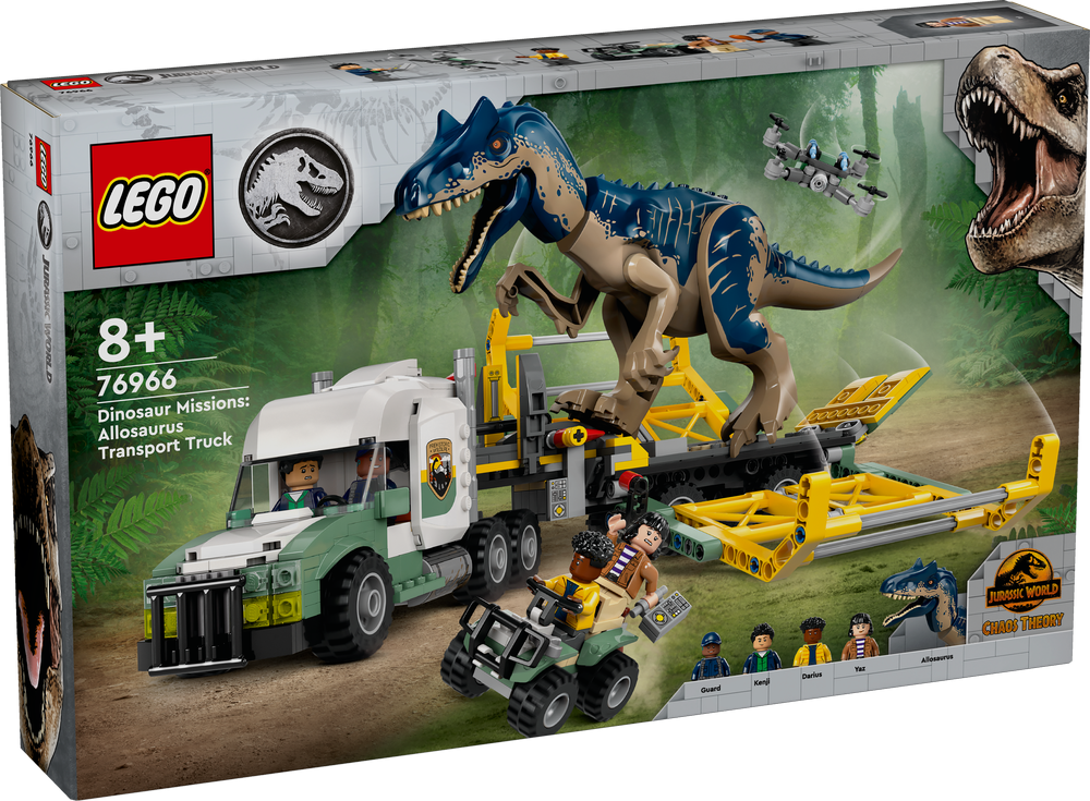 LEGO Jurassic World Dinosaur Missions: Allosaurus Transport Truck 76966 (8537442484450)