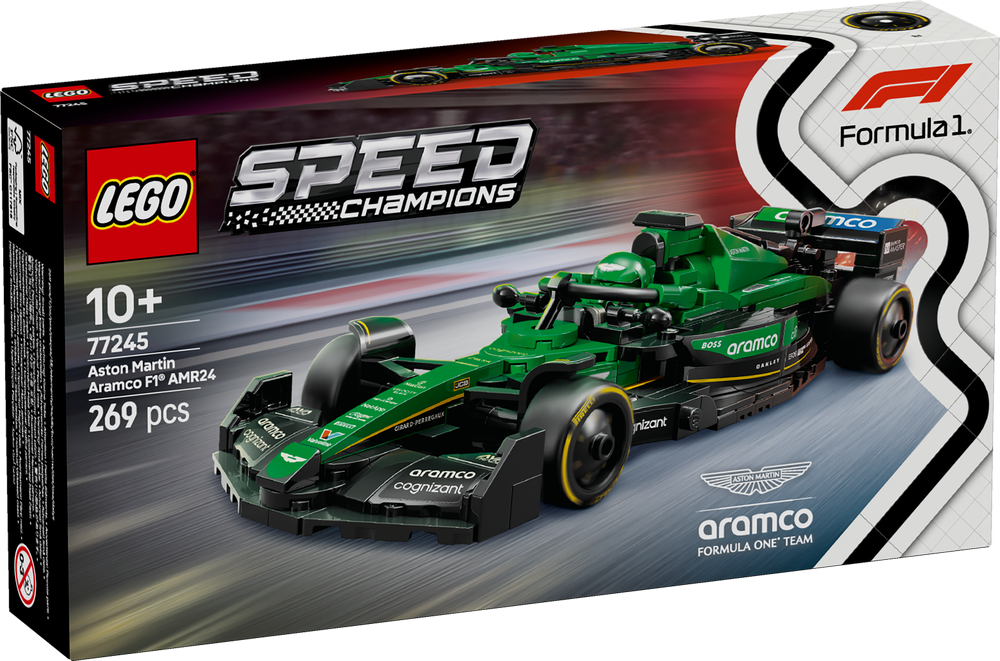 LEGO Speed Champions Aston Martin Aramco F1 AMR24 Race Car 77245 (8776121811170)