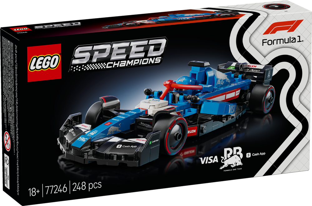 LEGO Speed Champions Visa Cash App RB VCARB 01 F1 Race Car 77246 (8776121843938)