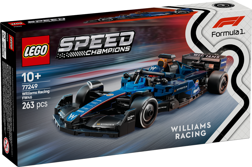 LEGO Speed Champions Williams Racing FW46 F1 Race Car 77249 (8776121975010)