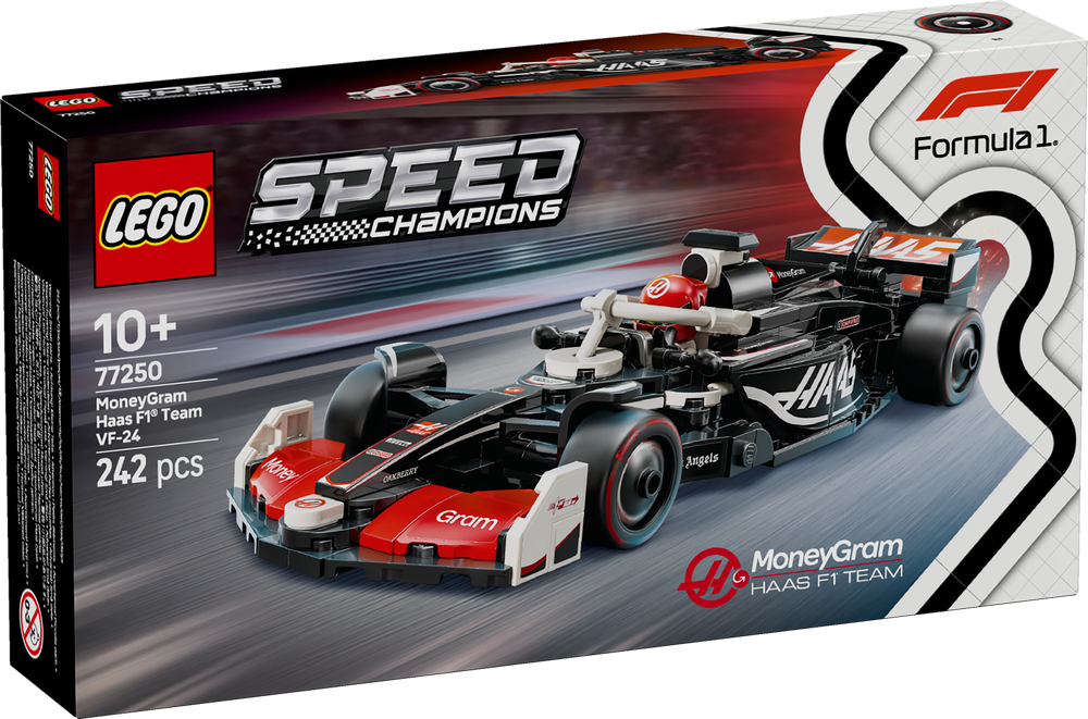 LEGO Speed Champions MoneyGram Haas F1 Team VF-24 Race Car 77250 (8776122007778)