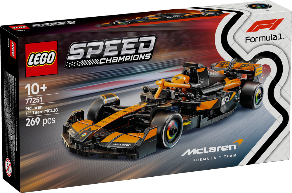 LEGO Speed Champions McLaren F1Team MCL38 Race Car 77251 (8776122040546)