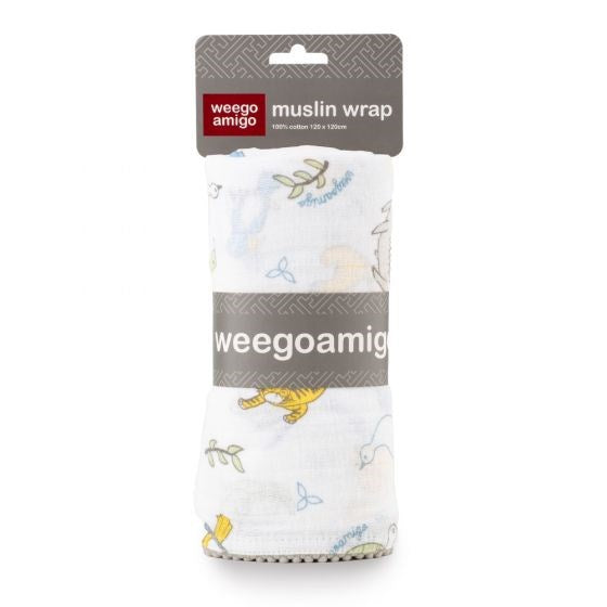 Little Linen Weego Muslin Wrap - Painted Jungle (8266186227938)