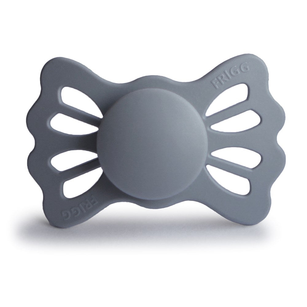 FRIGG Symmetrical Lucky Silicone Pacifier (Great Grey) Size 2 (8030183882978)