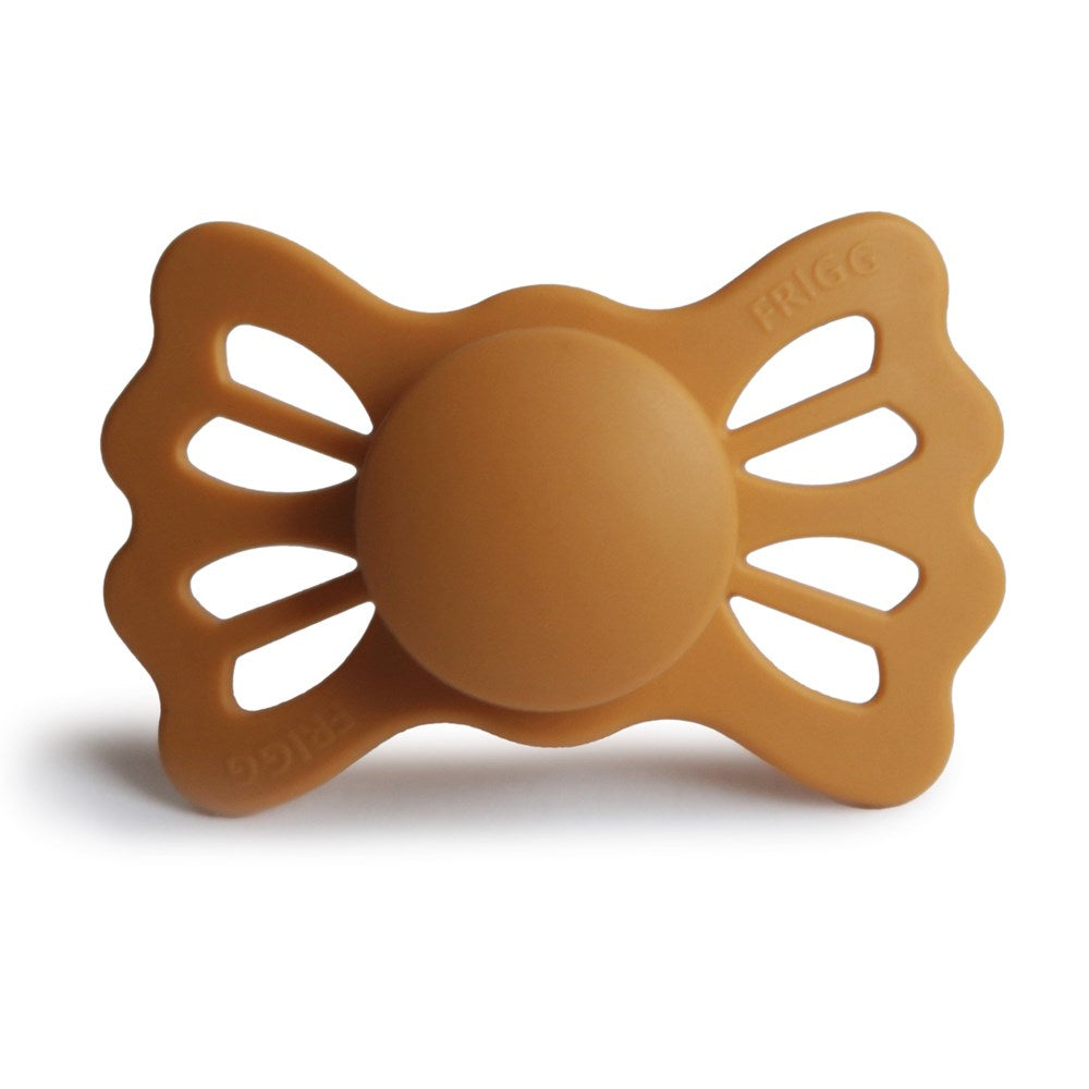 FRIGG Symmetrical Lucky Silicone Pacifier (Honey Gold) Size 2 (8030184046818)