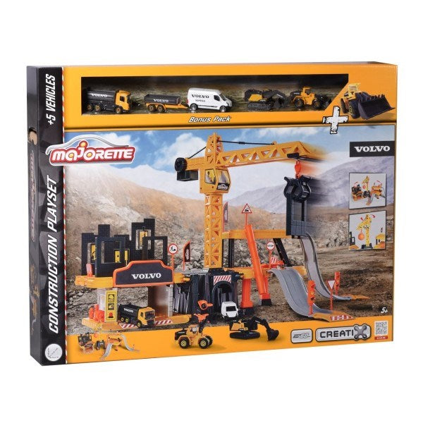 Majorette Creatix Volvo Construction Big Play Set (7794311135458)