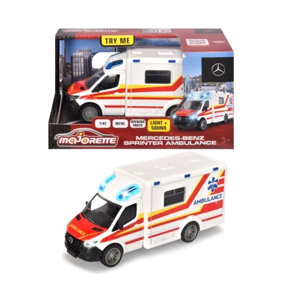 Majorette 1/43 Mercedes-Benz Sprinter Ambulance (7776369049826)