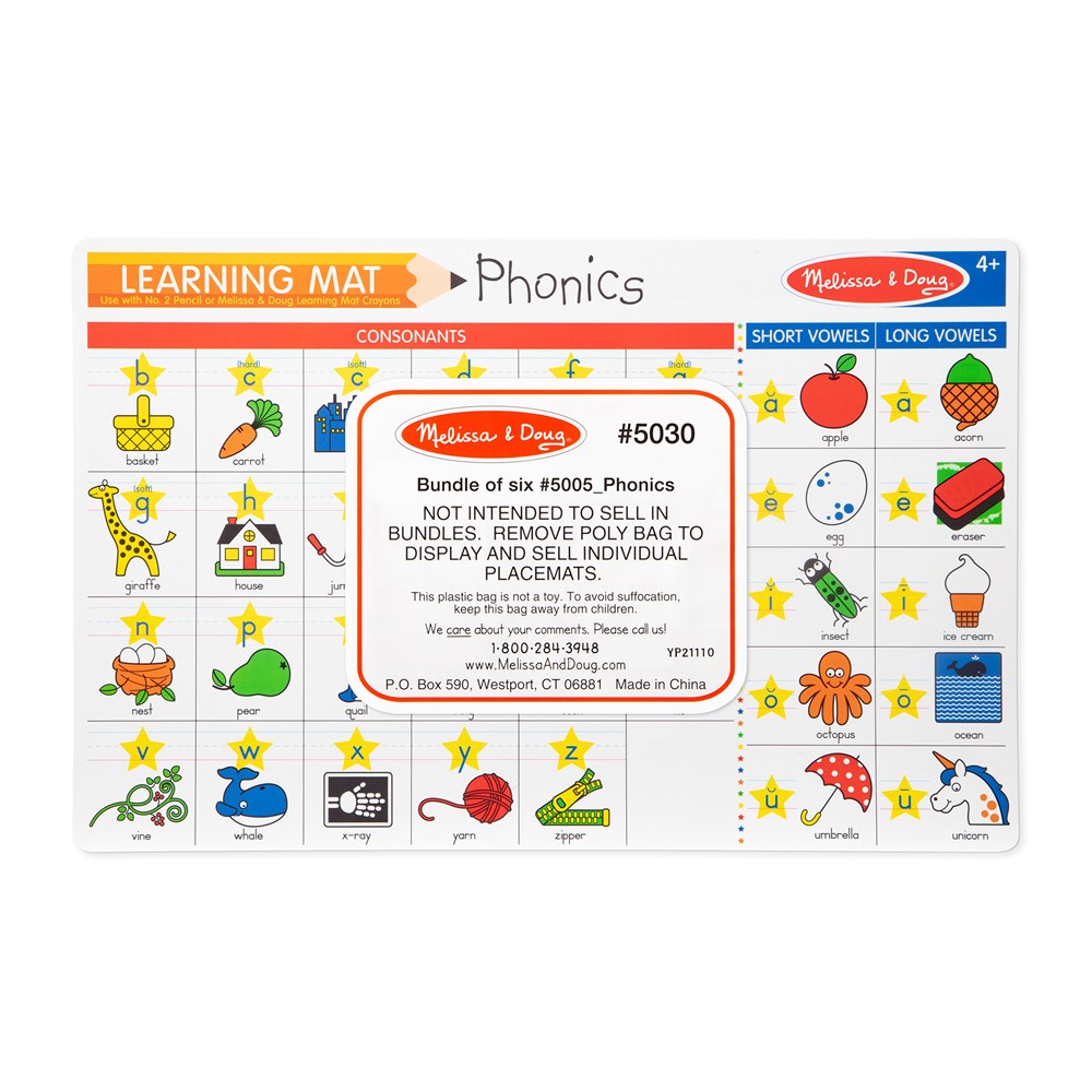 Melissa and Doug Phonics Write-A-Mat (8303239463138)