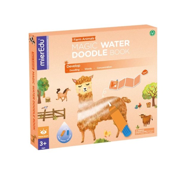 MierEdu Magic Water Doodle Book -FARM ANIMALS (7897598558434)