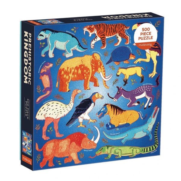 Mudpuppy Prehistoric Kingdom 500pc Puzzle (7762946097378)