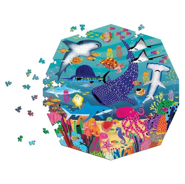 Mudpuppy Terrarium - Ocean 750 pc Shaped Puzzle (7762948260066)