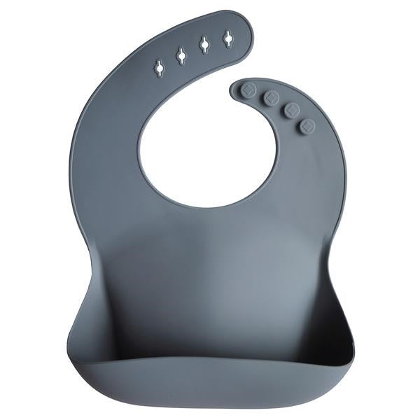 Mushie Silicone Baby Bib- Tradewinds (7448382865634)