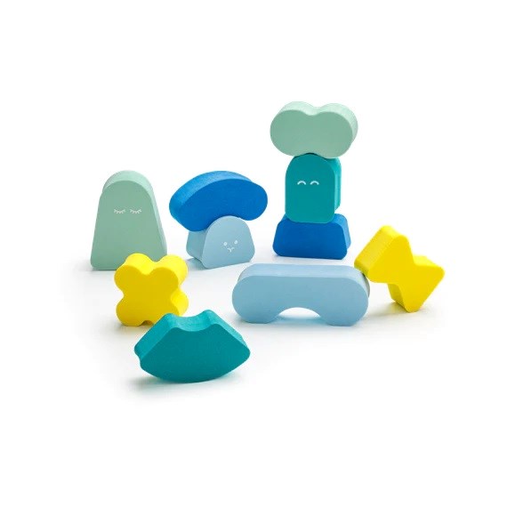 Quut Blokki Balancing Shapes Minty Green (8239150301410)