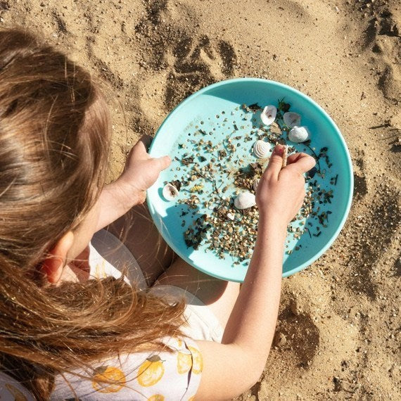 Quut Frisbee and Sand Sifter Blue (7463403880674)