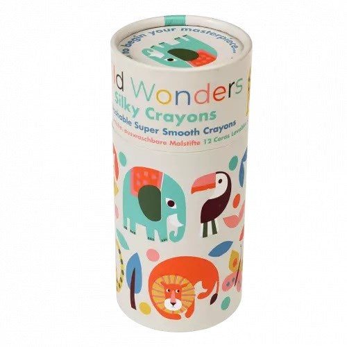 Rex London Wild Wonders Silky Crayons (set of 12) (8102005997794)