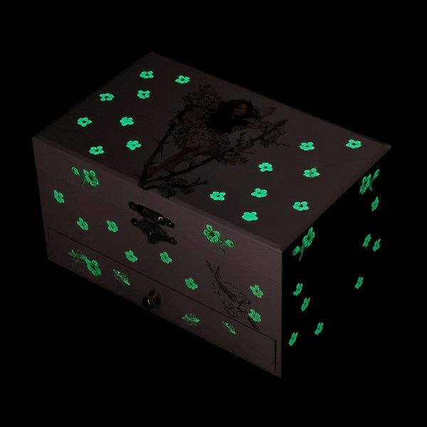 Trousselier Photoluminescent Musical Jewelry Box Fairy Cherry - Flower Fairies - Glow in dark (7097034965174)