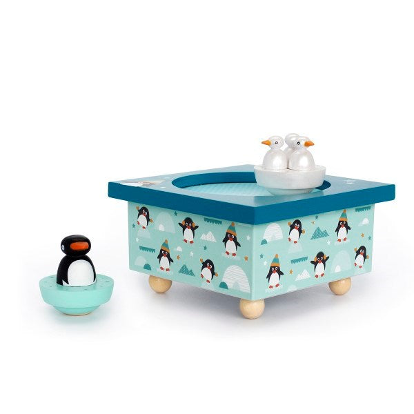 Trousselier Dancing Music Box Penguin (8015131869410)