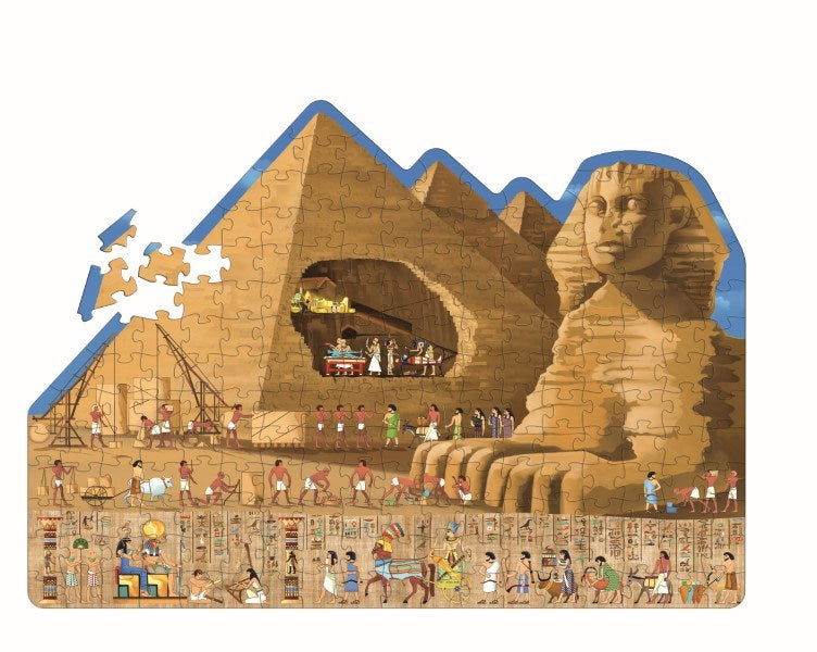 Sassi Junior Travel Learn and Explore Puzzle & Book Set - Ancient Egypt (7794312118498)