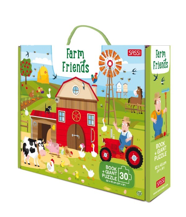 Sassi Junior Giant Puzzle Farm Friends (7013173199030)