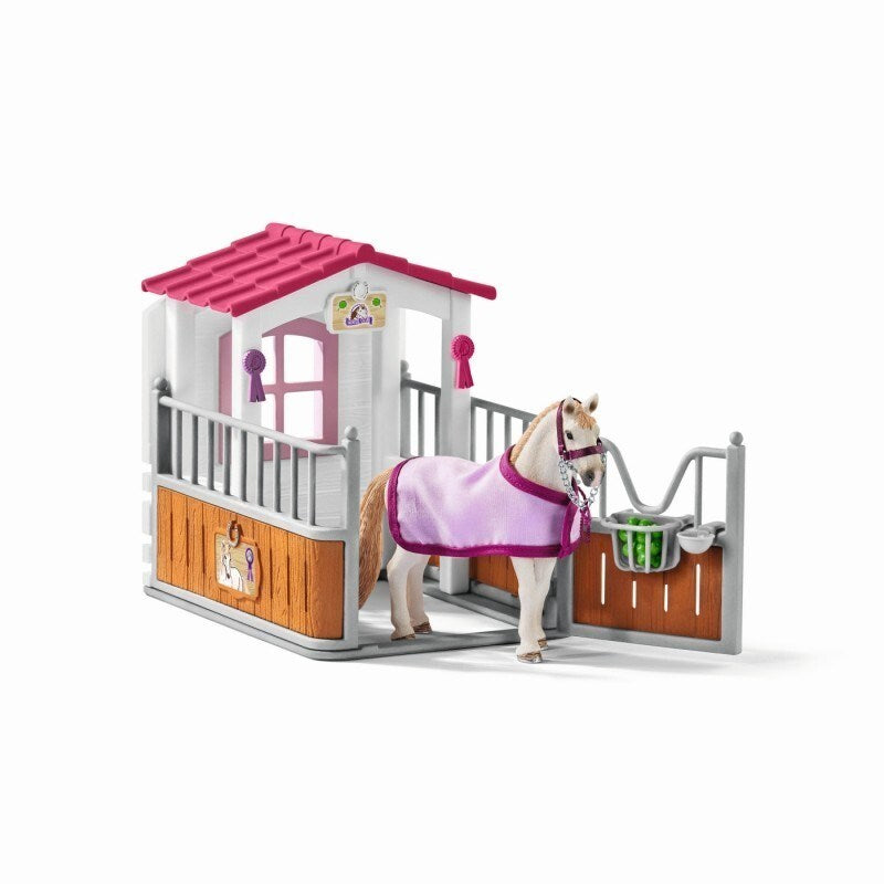 Schleich 42368 - Horse Stall with Luistano Mare (6823078461622)