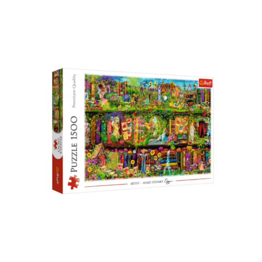 Trefl 1500 Piece Puzzle Fairy bookcase (8291977232610)