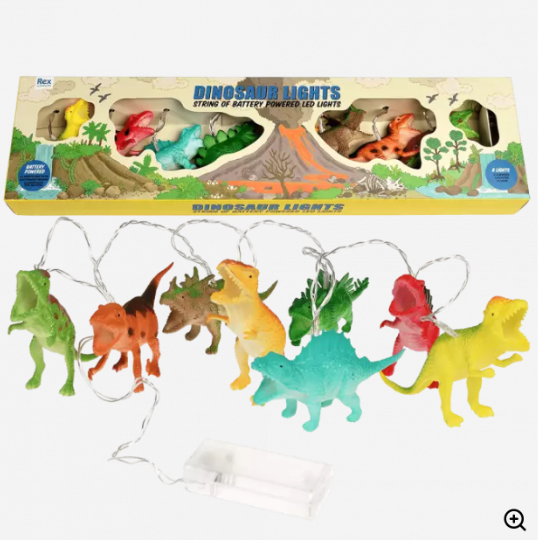 Rex London String Of Led Dinosaur Lights - Prehistoric Land (8291971825890)