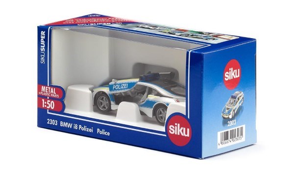 SIKU 2303 1:50 BMW i8 Police Car (6899020234934)