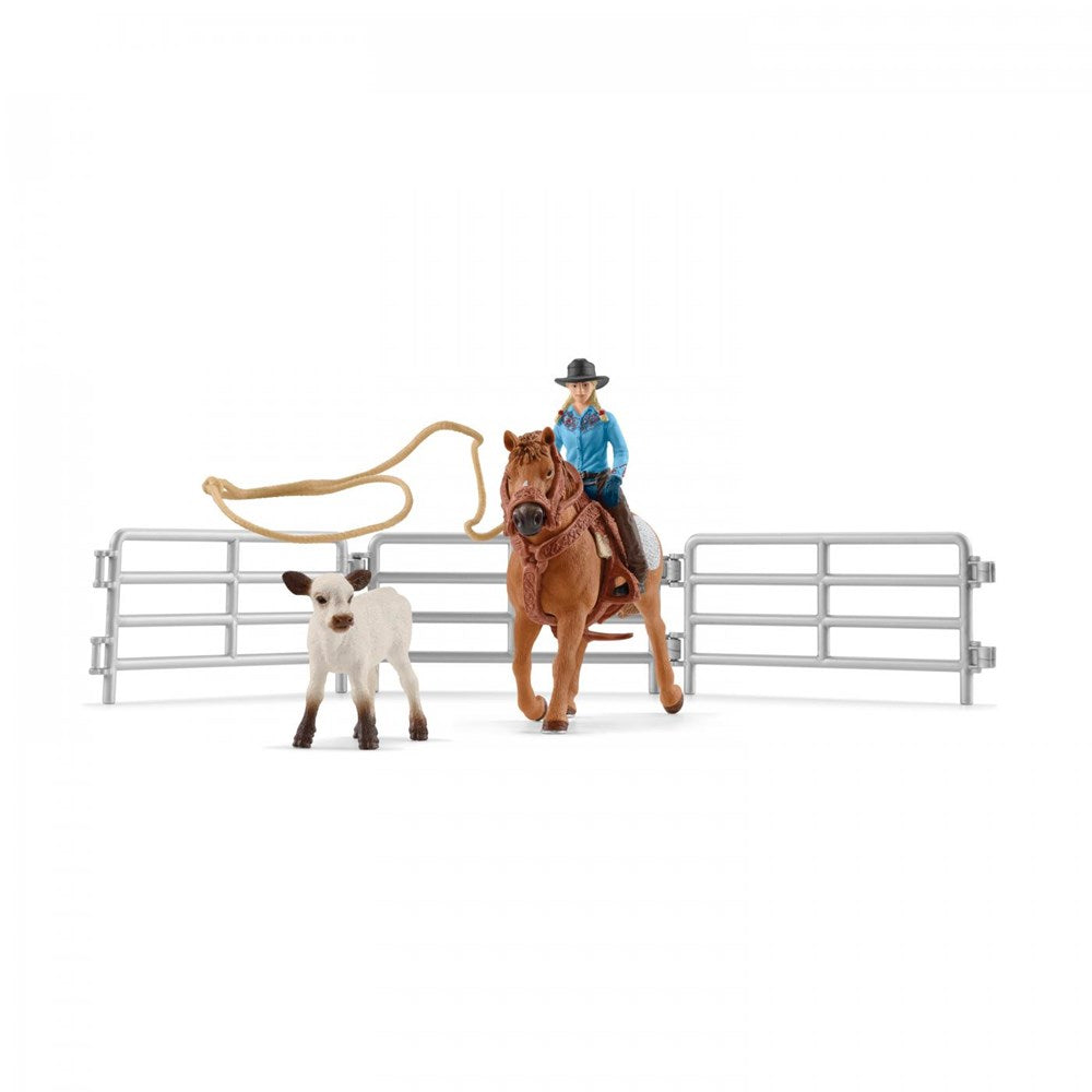 Schleich Cowgirl Team Roping Fun 42577 (7968327565538)