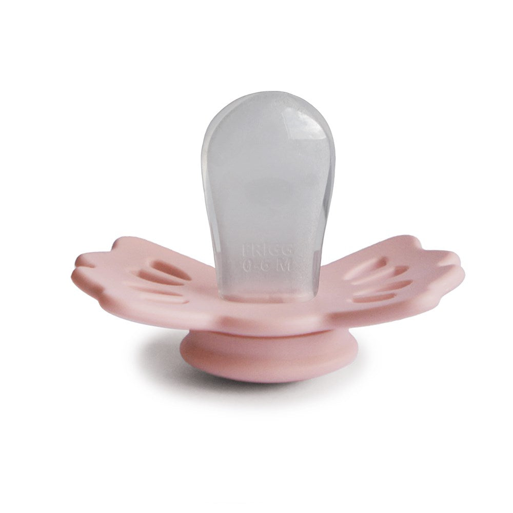 FRIGG Symmetrical Lucky Silicone Pacifier (Baby Pink) Size 1 (8030183456994)