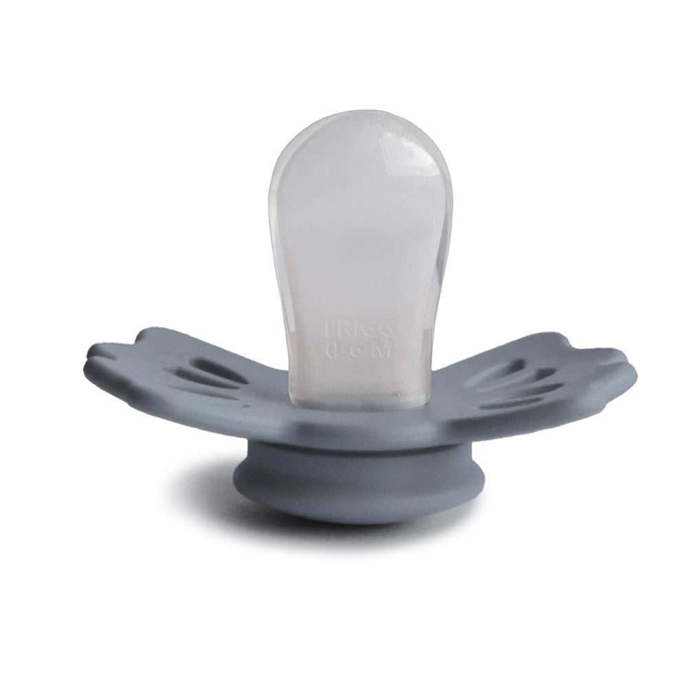 FRIGG Symmetrical Lucky Silicone Pacifier (Great Grey) Size 1 (8030183850210)