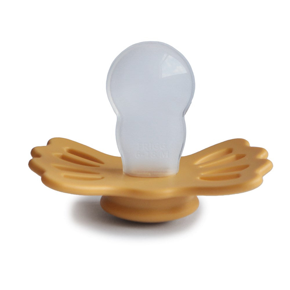 FRIGG Symmetrical Lucky Silicone Pacifier (Honey Gold) Size 2 (8030184046818)