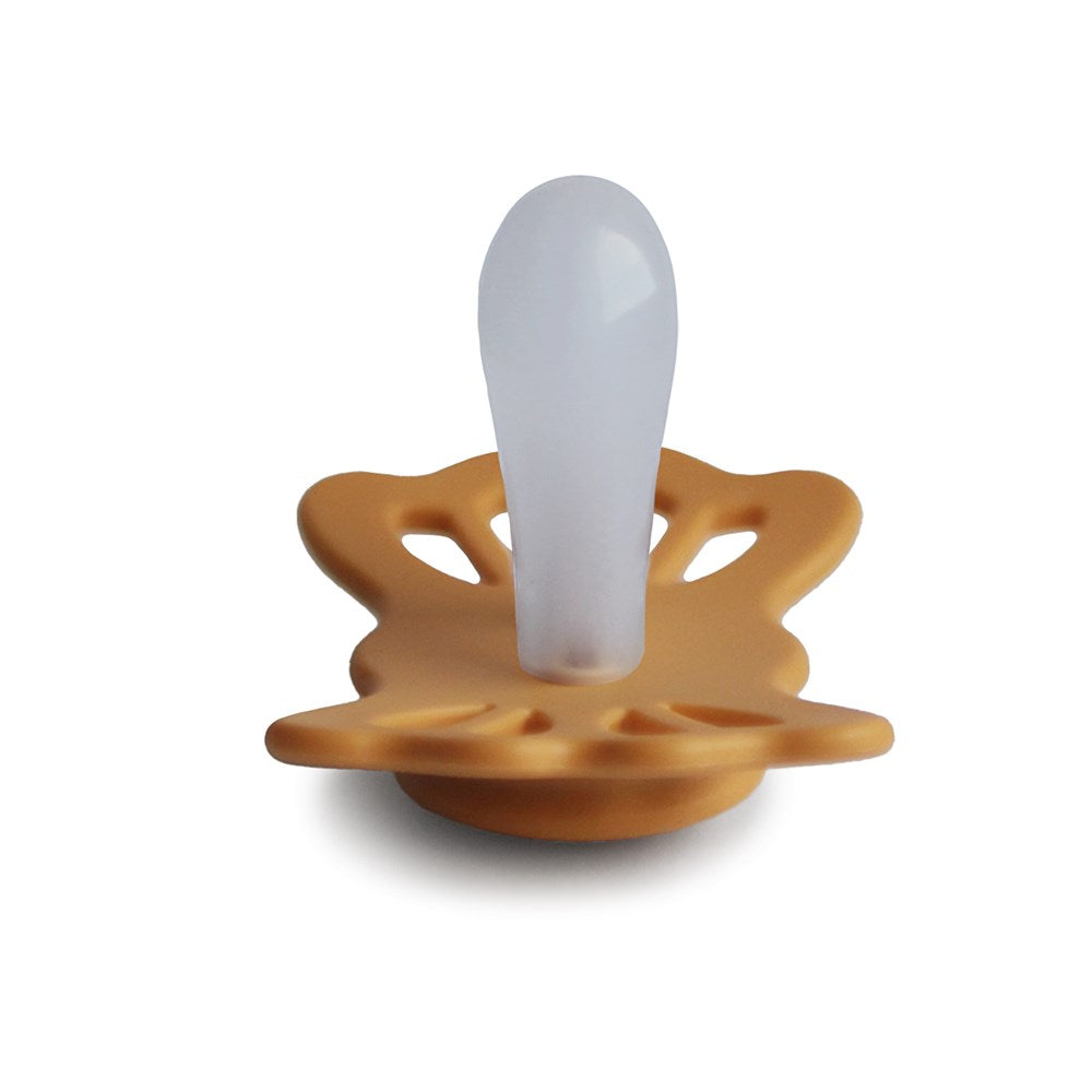 FRIGG Symmetrical Lucky Silicone Pacifier (Honey Gold) Size 1 (8030184014050)