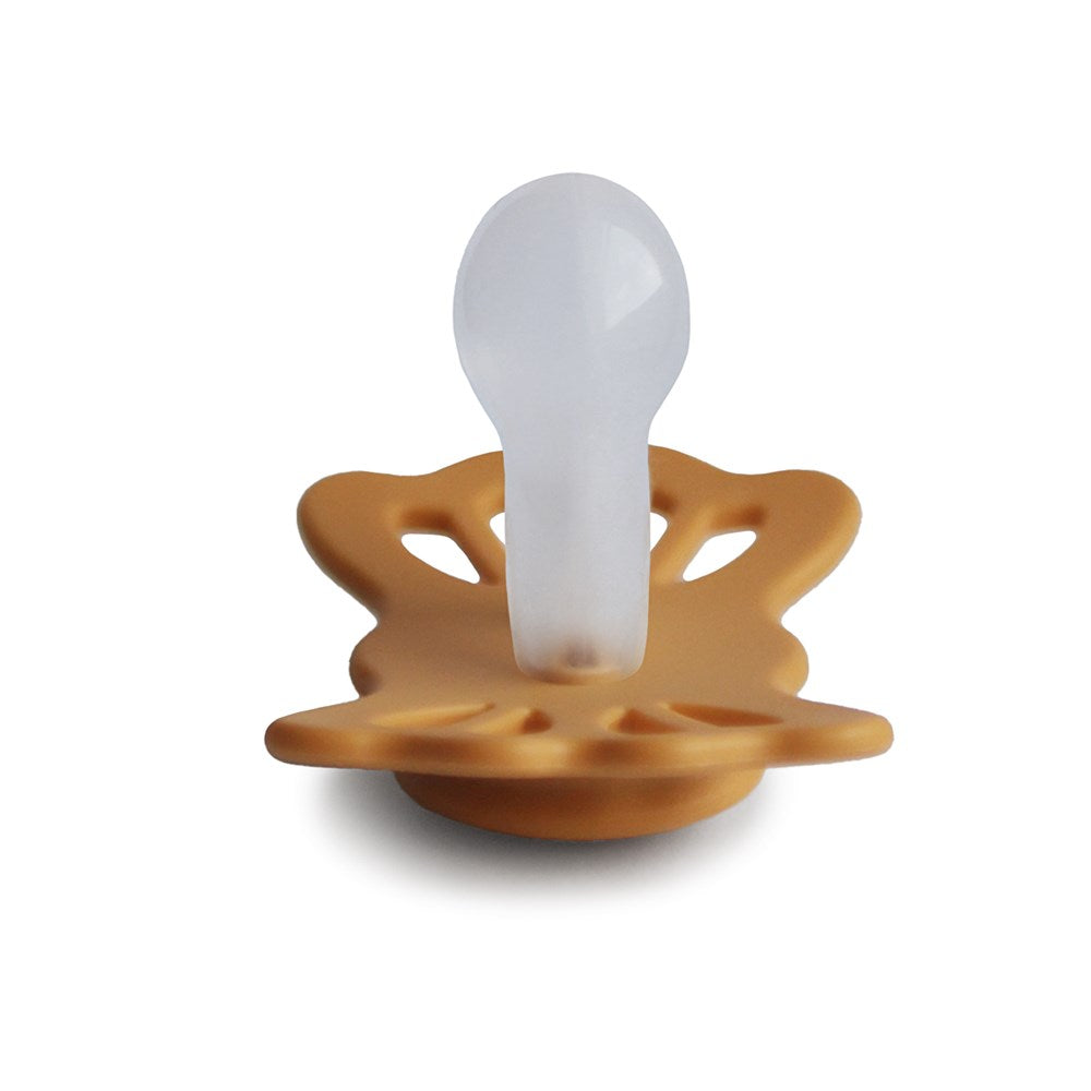 FRIGG Symmetrical Lucky Silicone Pacifier (Honey Gold) Size 2 (8030184046818)