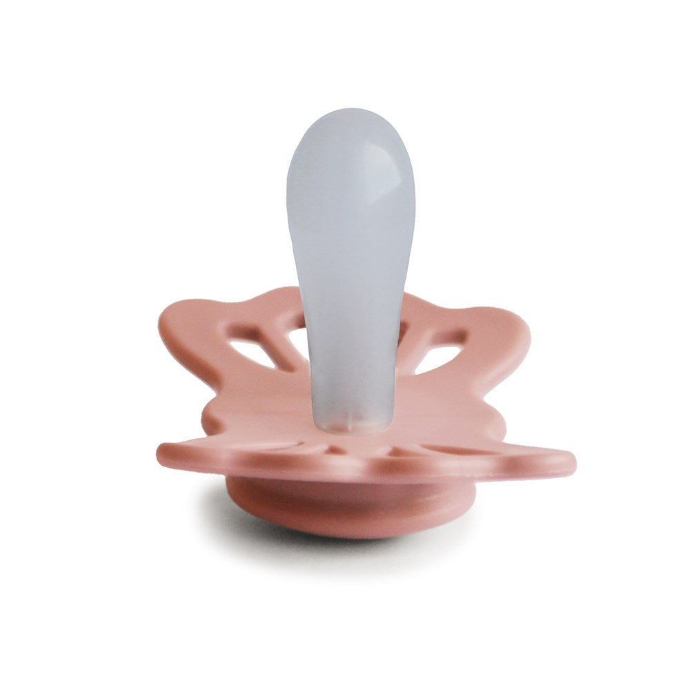 FRIGG Symmetrical Lucky Silicone Pacifier (Pretty in Peach) Size 1 (8030184374498)