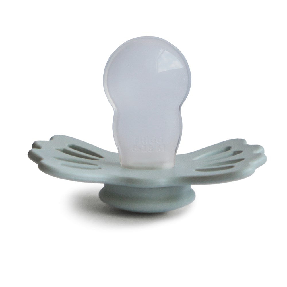 FRIGG Symmetrical Lucky Silicone Pacifier (Sage) Size 2 (8030184636642)