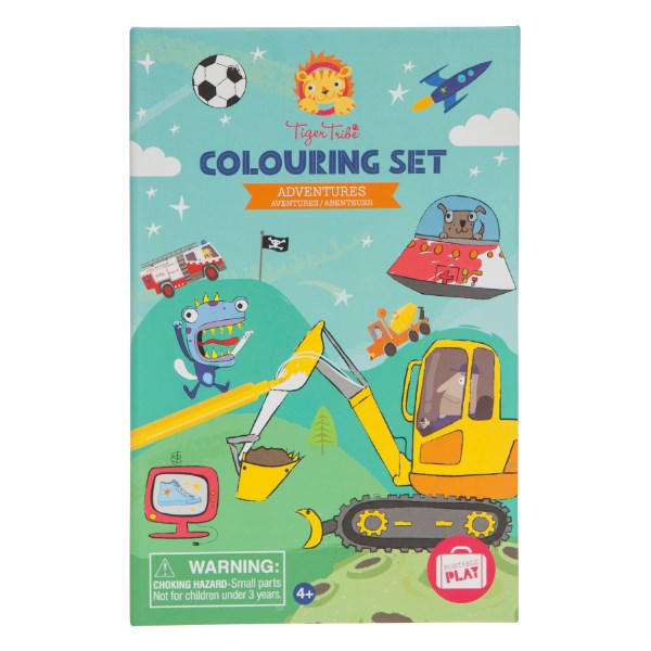 Tiger Tribe TT6-0207 Colouring Set - Adventures (6822783287478)