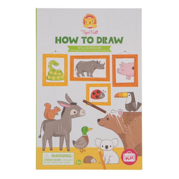 Tiger Tribe TT6-0227 How to Draw Wild Animal (7832191205602)