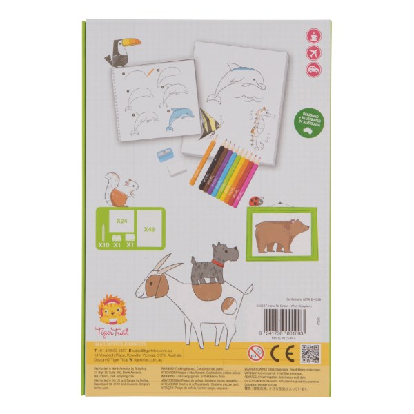 Tiger Tribe TT6-0227 How to Draw Wild Animal (7832191205602)