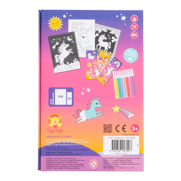 Tiger Tribe TT6-0237 Colouring Set - Unicorn Magic (8239104131298)