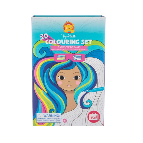 Tiger Tribe TT6-0262 3D Colouring Set - Rainbow Dreams (8239105343714)