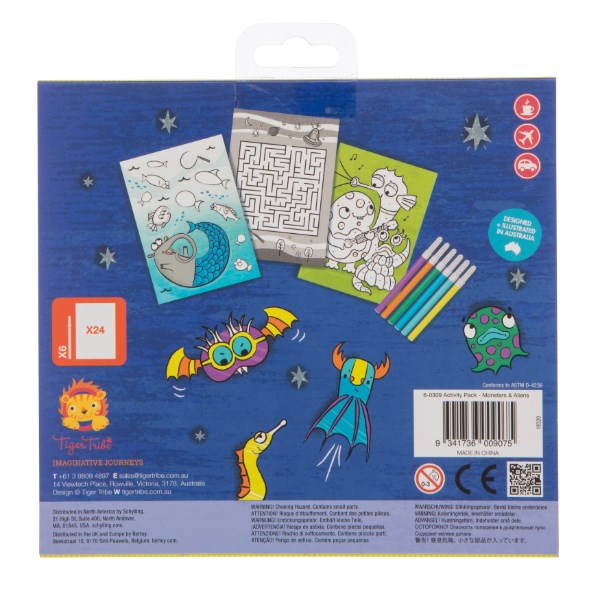 Tiger Tribe TT6-0309 Activity Pack Monsters & Alien (7832192352482)