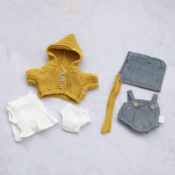 Miniland Sea Overalls and headscarf 21 cm (7671979802850)