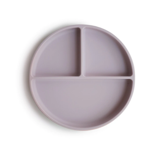 Mushie Silicone Suction Plate- Soft Lilac (8015153135842)