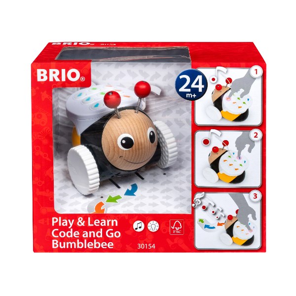BRIO Toddler Code and Go Bumblebee 30154 (6823349518518)