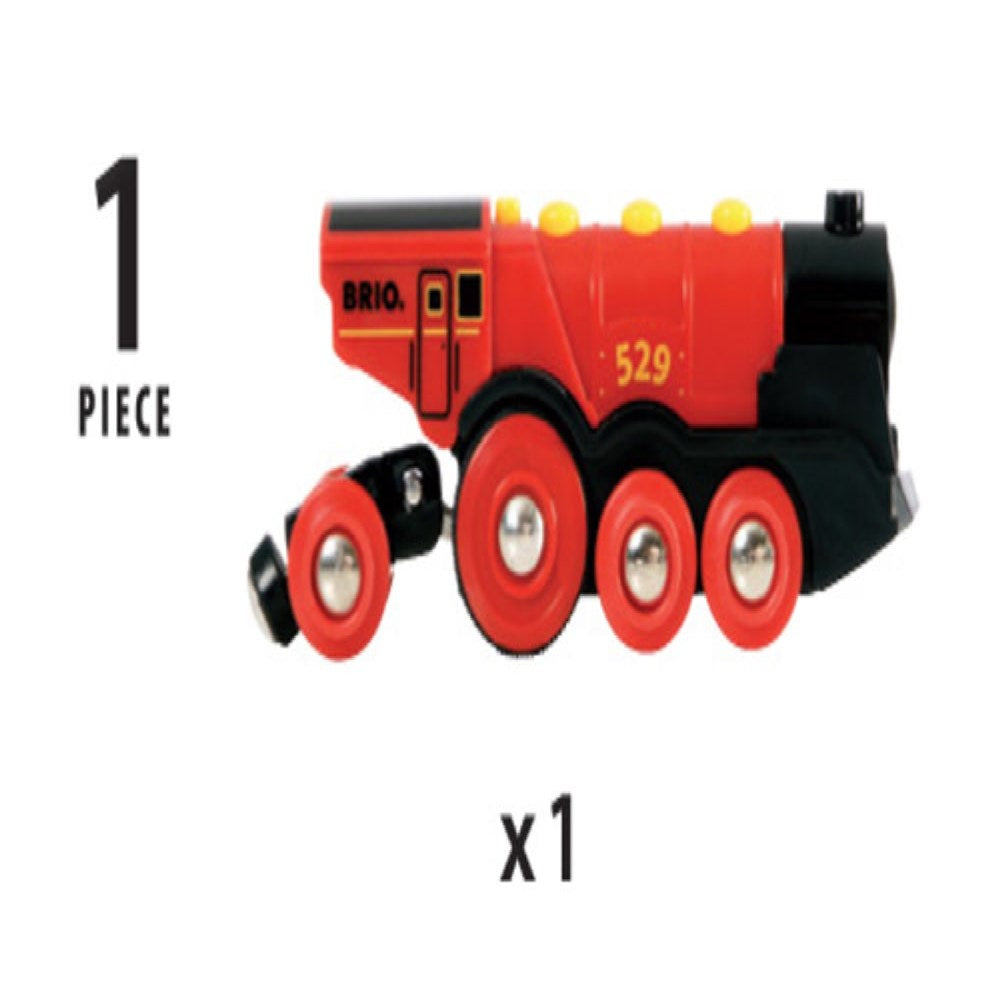 BRIO B/O - Mighty Red Action Locomotive 33592 (6823092879542)