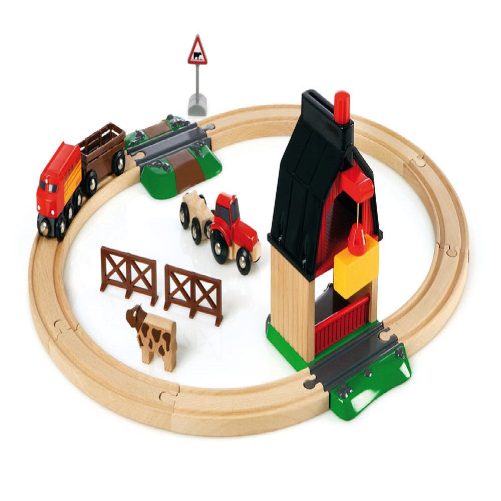 BRIO Set - Farm Railway Set 20 pieces 33719 (8075012669666)