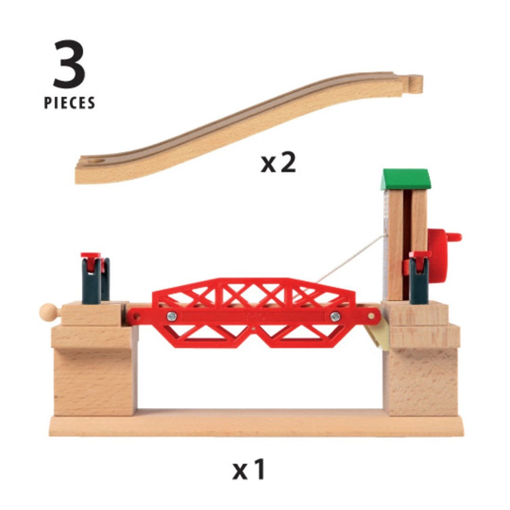 BRIO Bridge - Lifting Bridge 3 pieces 33757 (8075015094498)