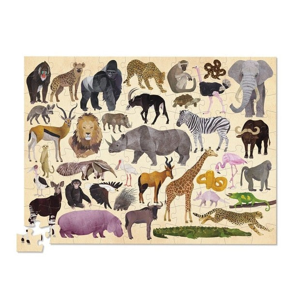 Crocodile Creek 100pc 36 Animal Wild Animals (8264106213602)