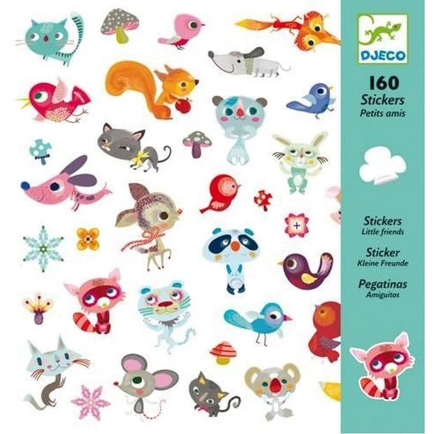 Djeco Stickers - Small Friends (8239127036130)