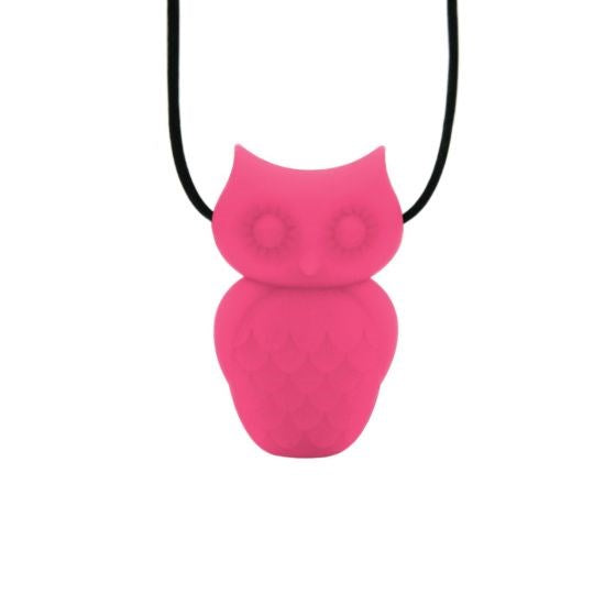 Jellystone Owl Pendant - Fuchsia bubblegum (8266170073314)